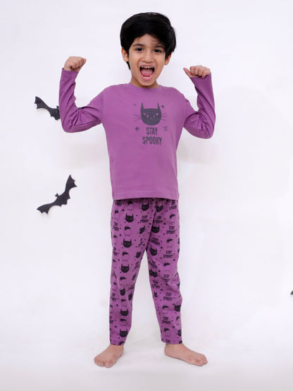Baby and Kids Pajama Nightsuit Set - Stay Spooky - TPS - MP - STSPK - 0 - 6