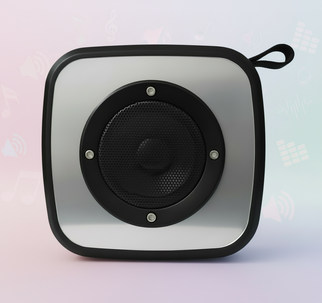 Hitage Prism 8W Bluetooth 5.1 Portable Speaker | TWS Stereo Pairing, FM Radio, USB/TF Playback