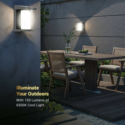 Luxury Lighting – Solar Light/Lamp for Home Décor, Solar Light for Modern Homes with Motion Sensor, 3 Modes in 1, Upto 10Hr Runtime with Auto On/Off, IP54 Waterproof (6500K Cool White).