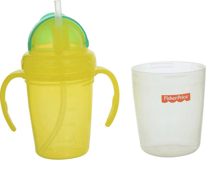 FISHER PRICE DOUBLE WALL BABY SIPPER TRAINING CUP (230ML, YELLOW)