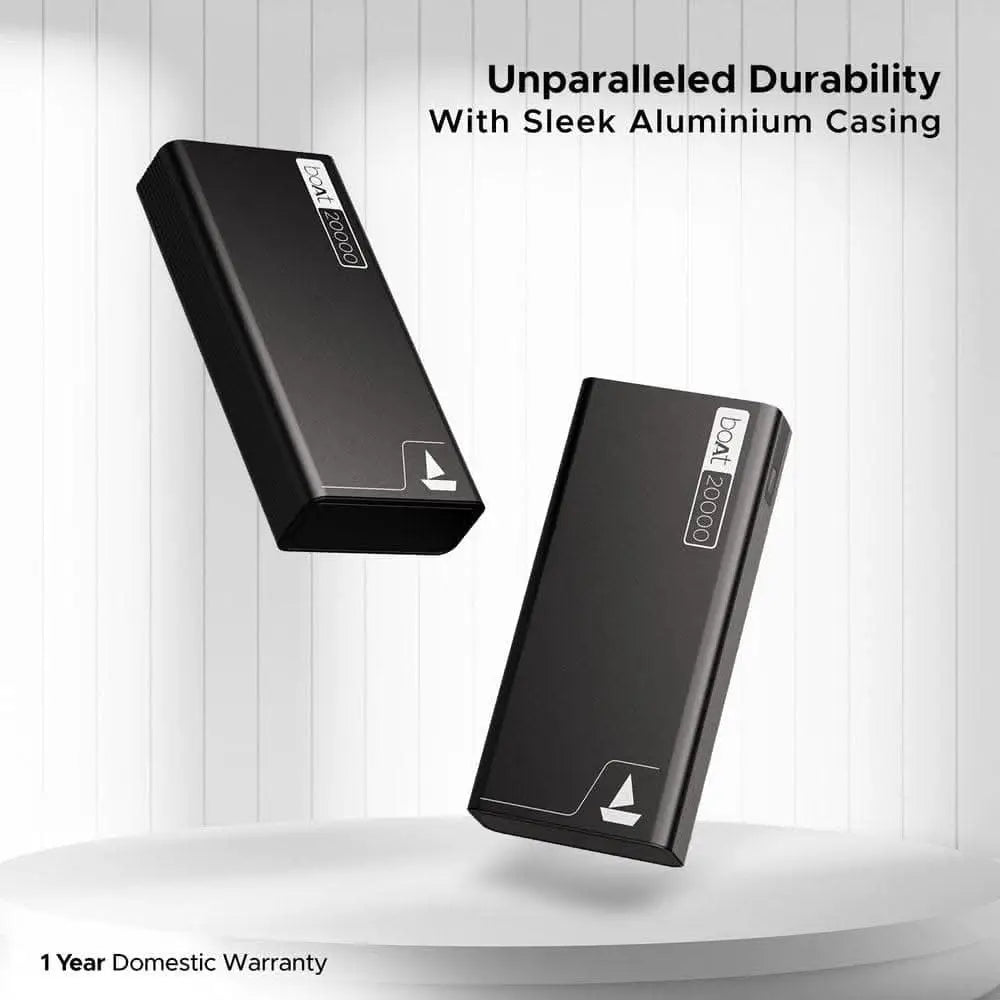 boAt Energyshroom PB400 Powerbank with 20000mAh Battery, 22.5w Fast Charging, 12-Layer Smart IC Protection & Aluminum Alloy Casing(Multicolor)) Halfpe Deals