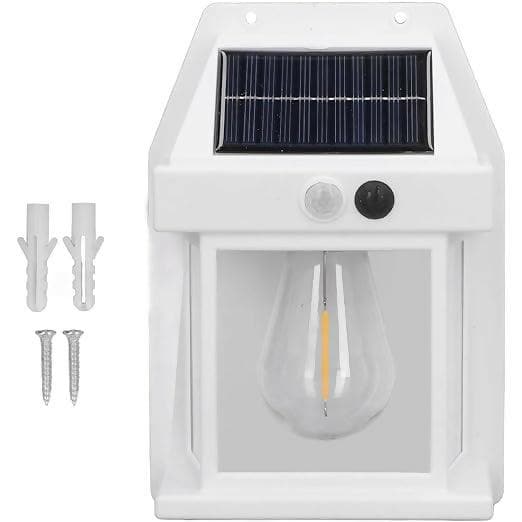 Eloxee Solar Wall Lights Outdoor Wireless Light Fixture Waterproof Exterior Lighting with Clear Panel (Medium 1,Multi-Colour) - HalfPe