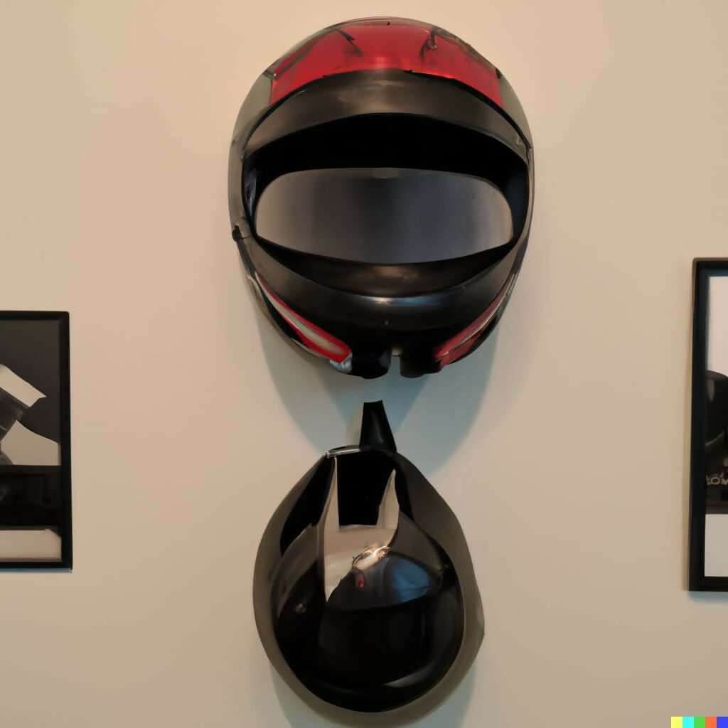 Multi-Purpose Over The Door Helmet Holder for Heavy-Duty No-Drill Door Hook for Bags, Jackets, Caps, Keys & Accessories WiNNY