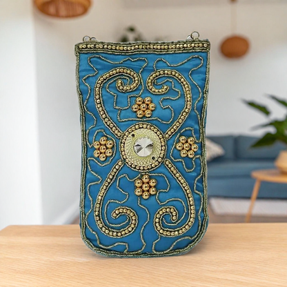 Traditional Modern Designer Mobile pouch.