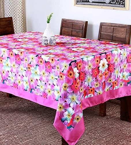 Lushomes Dining Table Cover 6 Seater, Digital Printed Themed Table Cover for 6 Seater (60 x90 inches, Single pc) - HalfPe