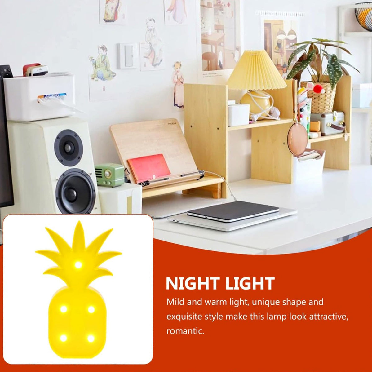 Pineapple Shaped Led Decorative Night Light (1 Pc) HP DD