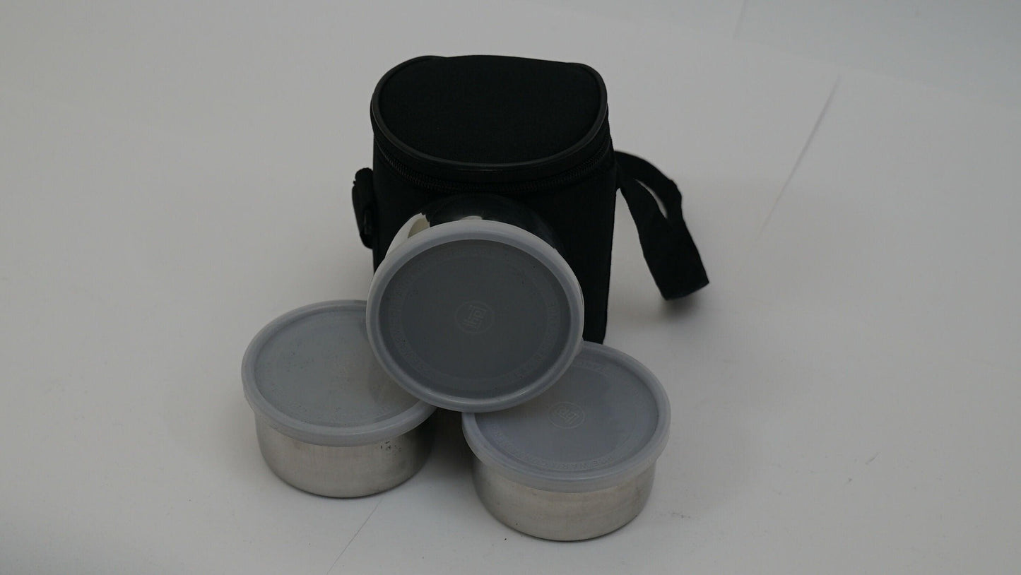 Ranger 3 Lunch Box (300ml *3 Container With Round Bag) - HalfPe