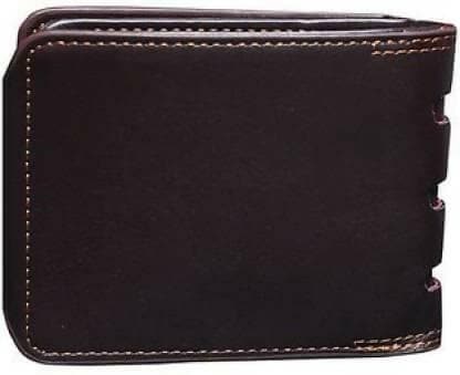 Multispace BMW Artificial Leather Solid Card Holder For Men (Brown )