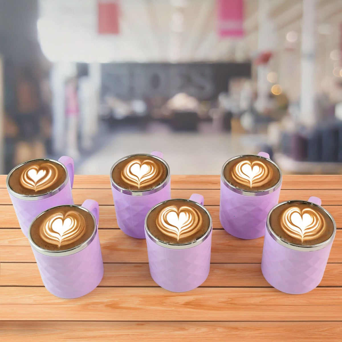 Apex Silika Tea Cups – 200 ml, Set of 6 HP DD