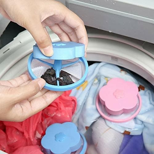 Washing Machine Floating Filter Lint Mesh Bag Net Pouch Hair/Lint Catcher - HalfPe