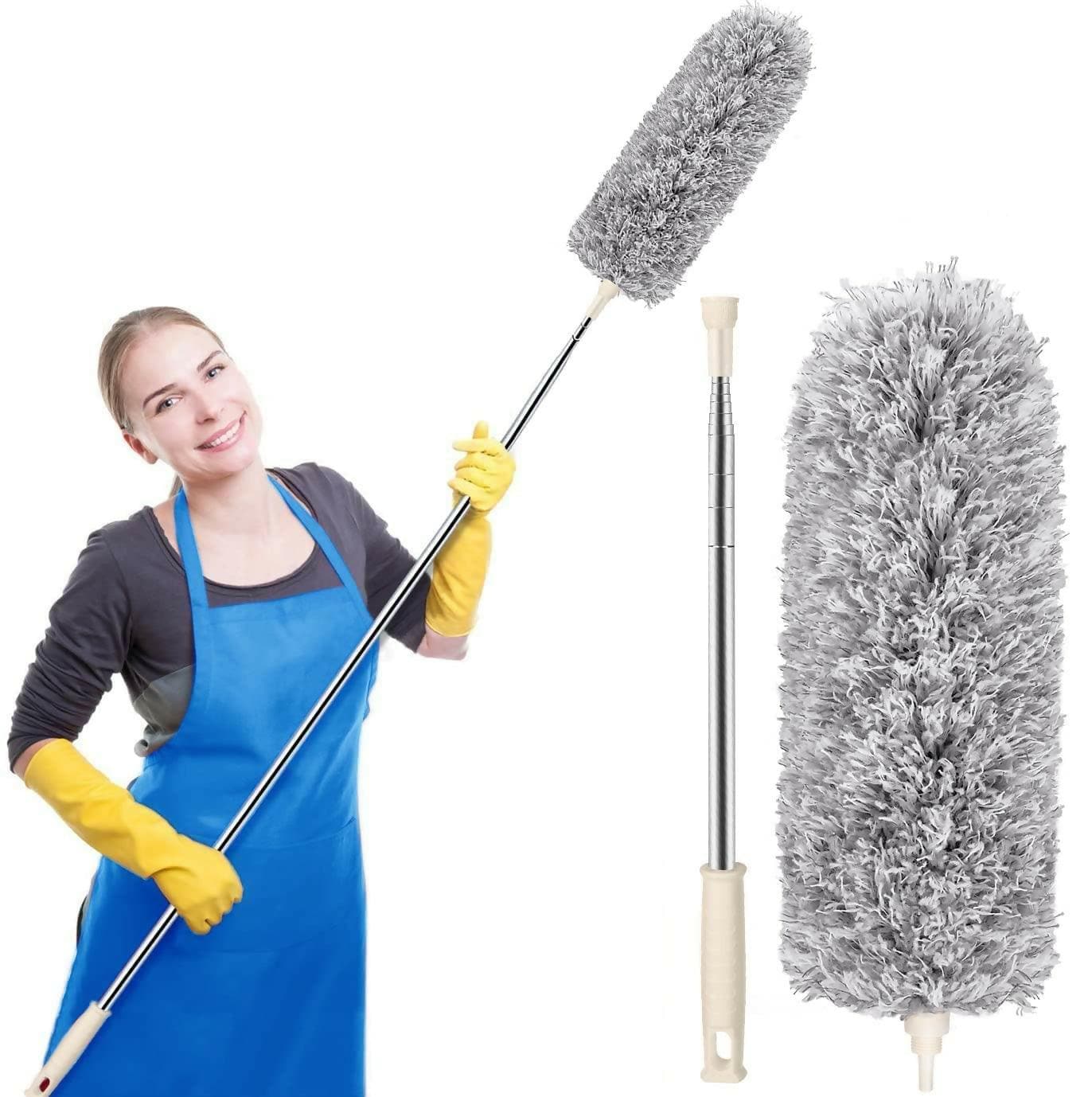 Cleaning Duster Flexible Fan mop for Quick and Easy Cleaning of Home, Kitchen, Car, etc - HalfPe