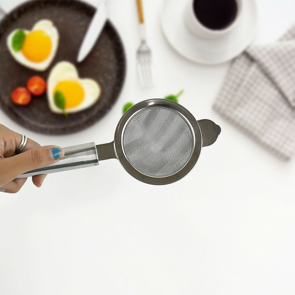Apex Conical Strainer – Durable Stainless Steel Kitchen Strainer (1pc) HP DD