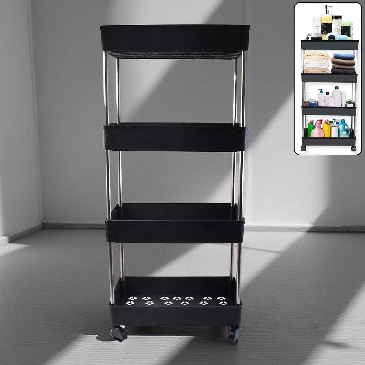 Movable Storage Rack Trolley HP DD