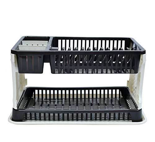 Kitchen Organizer Rack With Water Storing Tray dish Rack