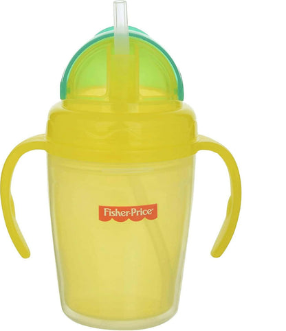 FISHER PRICE DOUBLE WALL BABY SIPPER TRAINING CUP (230ML, YELLOW)