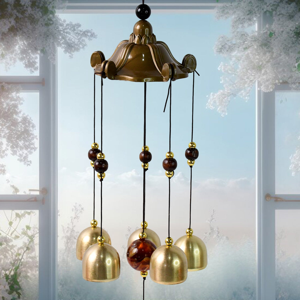 Decorative Wind Bell Chimes Outdoor Hanging (1 Pc) HP DD