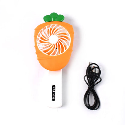 Rechargeable Handheld Mini Fan – Portable Cooling Fan (Battery Not Included, Mix Color)