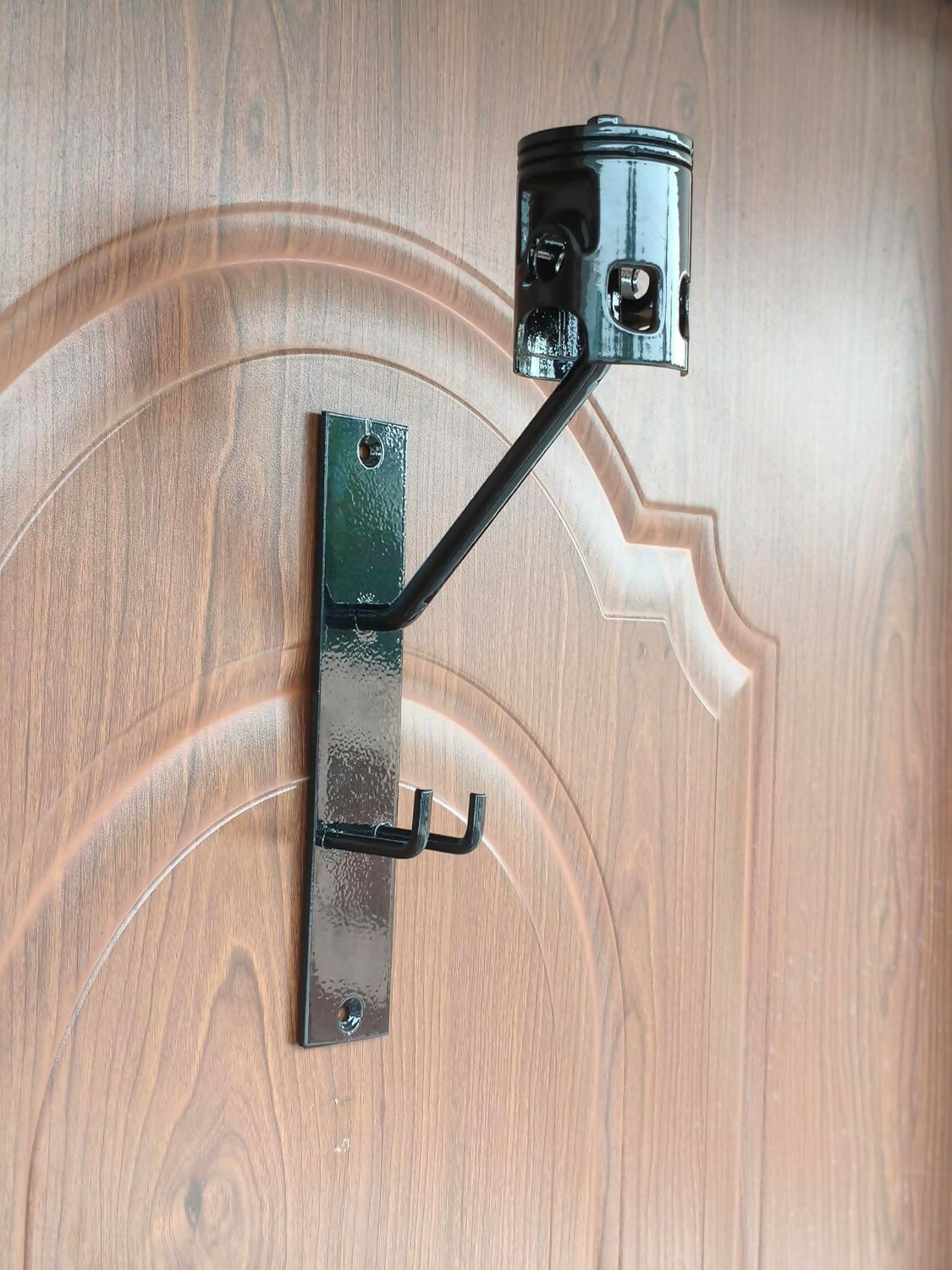 Multi-Purpose Over The Door Helmet Holder for Heavy-Duty No-Drill Door Hook for Bags, Jackets, Caps, Keys & Accessories WiNNY