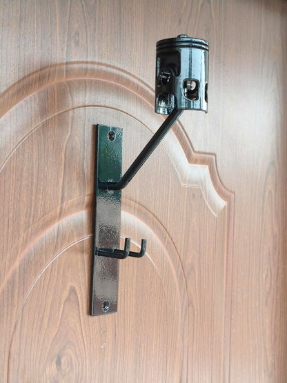 Multi-Purpose Over The Door Helmet Holder for Heavy-Duty No-Drill Door Hook for Bags, Jackets, Caps, Keys & Accessories WiNNY