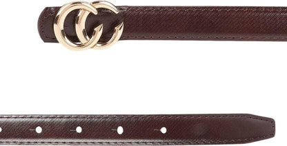 ZEVORA Women Casual, Evening, Formal Brown Genuine Leather Belt - HalfPe