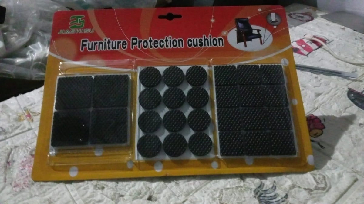 Self-Sticking Rubber Furniture Pads – Non-Slip & Noise Insulation (28Pc) HP DD