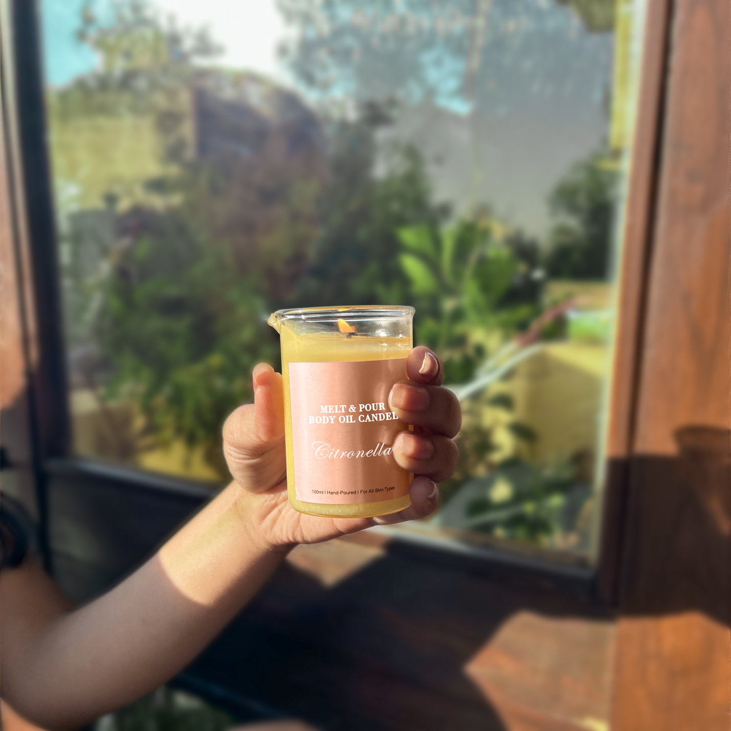 Melt & Pour Aromatherapy Body Oil Candle – Citronella (Lemon & Orange) by Amantya Care Amantya Care