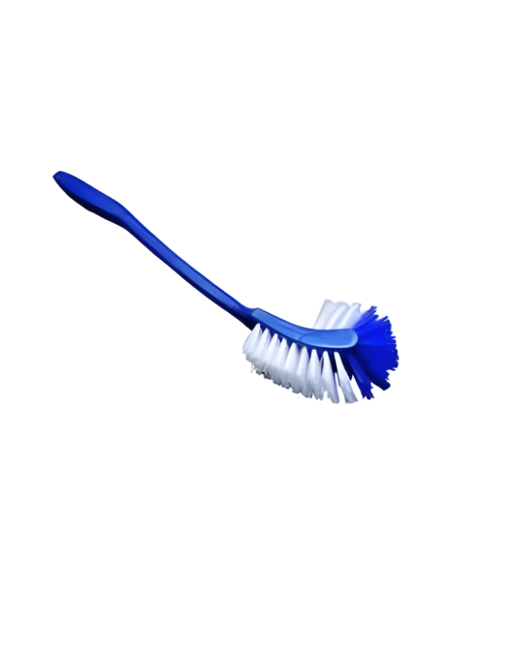 2-in-1 Hockey Stick Toilet Brush & Sponge Mop – Adjustable, Refillable, Dual Purpose