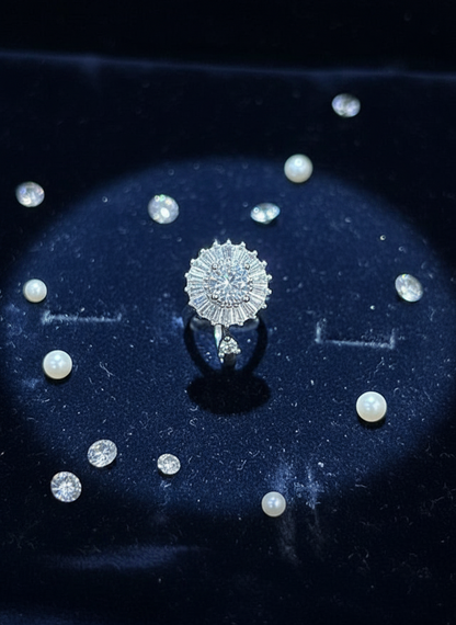 Silver Plated Ring for Women, Silver