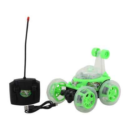 360-Degree Rolling Stunt Remote Control Car for Kids – Lights, Music, and Versatile Movements