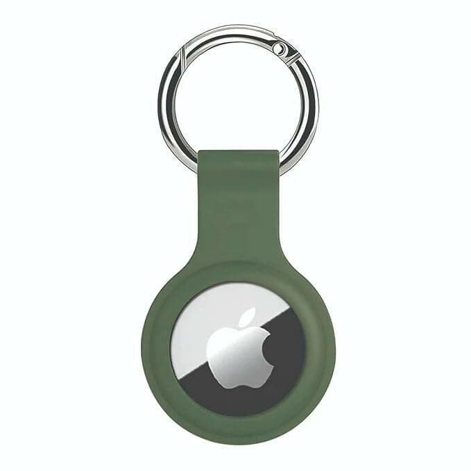 SQUIF Airtag Silicone Case Protective Cover for Airtag Case Locator Tracker Anti-Lost Device Keychain Protection - HalfPe