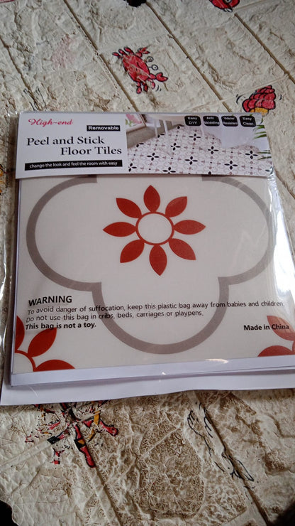 Detachable Peel & Stick Tiles for Kitchen & Bathroom Waterproof Wall Decoration Set