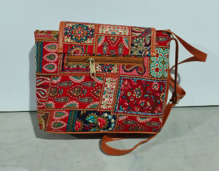 Artistic Tribal Print Shoulder Handbag with Versatile Crossbody Strap for women /girls (TPT)