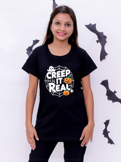 Creep It Real Family Women's T-shirt - TWN - SC - CRPIFW - S