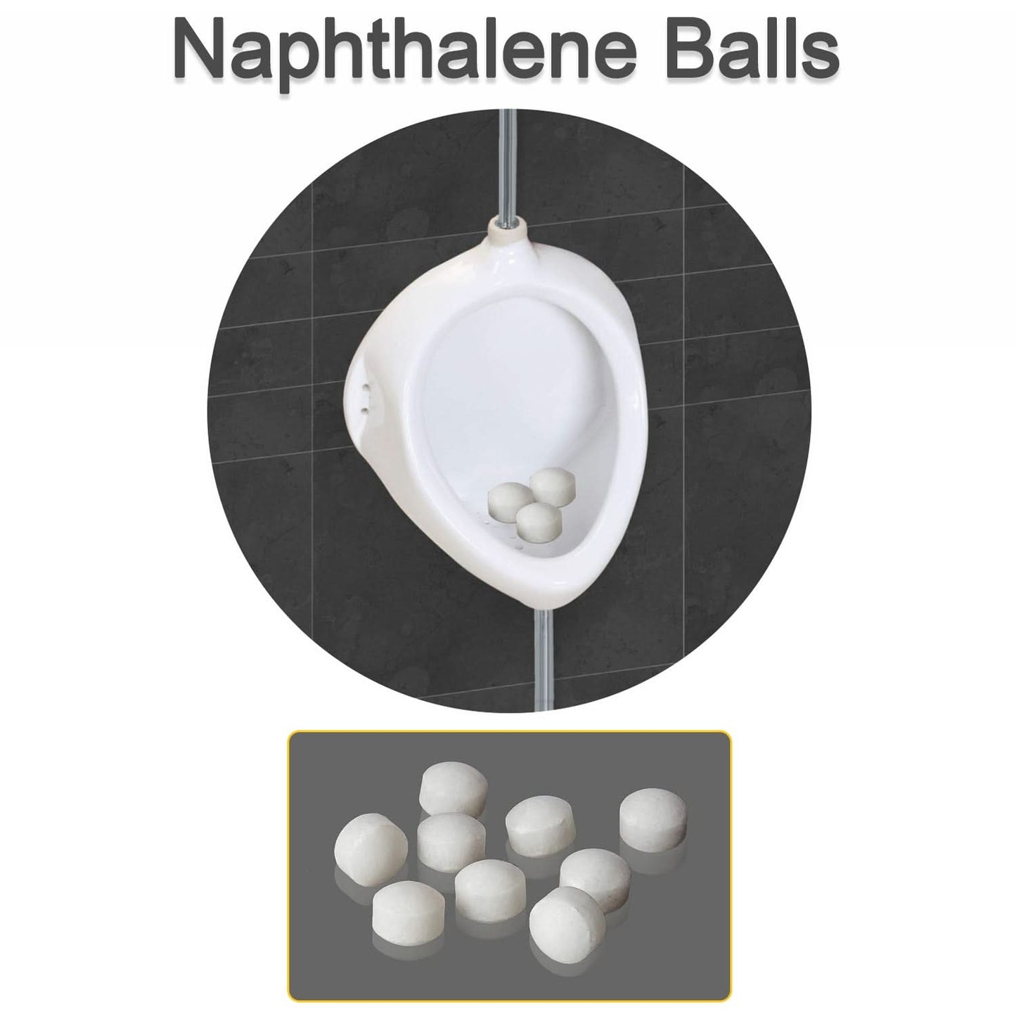Naphthalene Balls For Clothes Pantry Bathroom Toilet Wardrobe  Wash Basin Urinal Cockroaches.