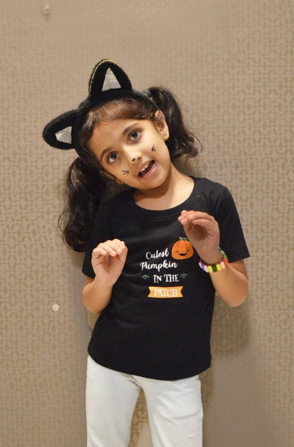 Cute Pumpkin Kids T shirt - TWKD-TRTT-0-6