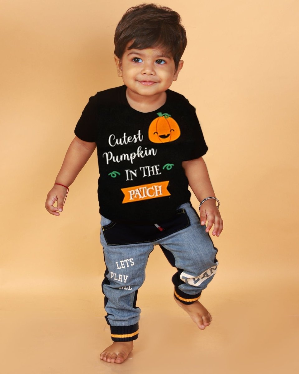 Cute Pumpkin Kids T shirt - TWKD-TRTT-0-6