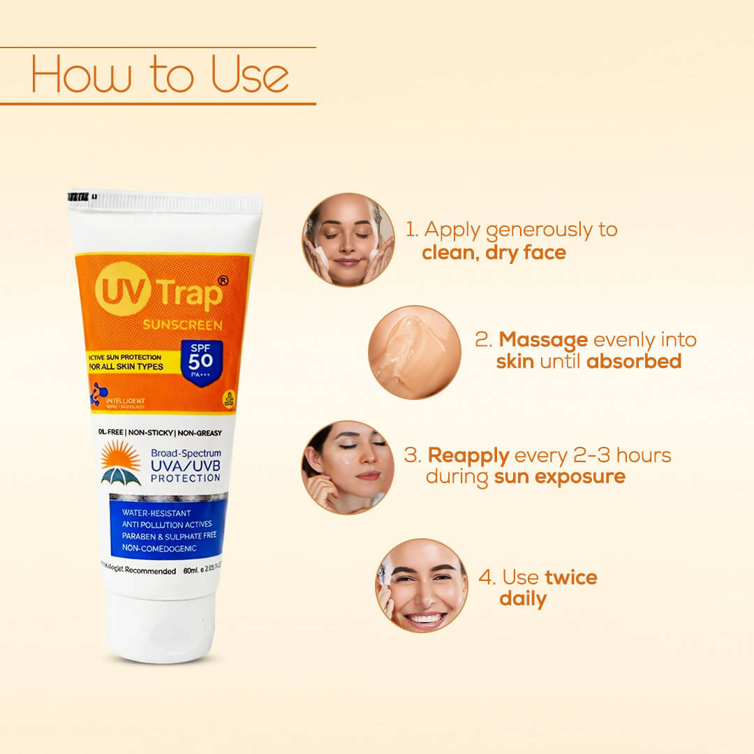UV Trap Sunscreen SPF 50 PA+++ (60ml)