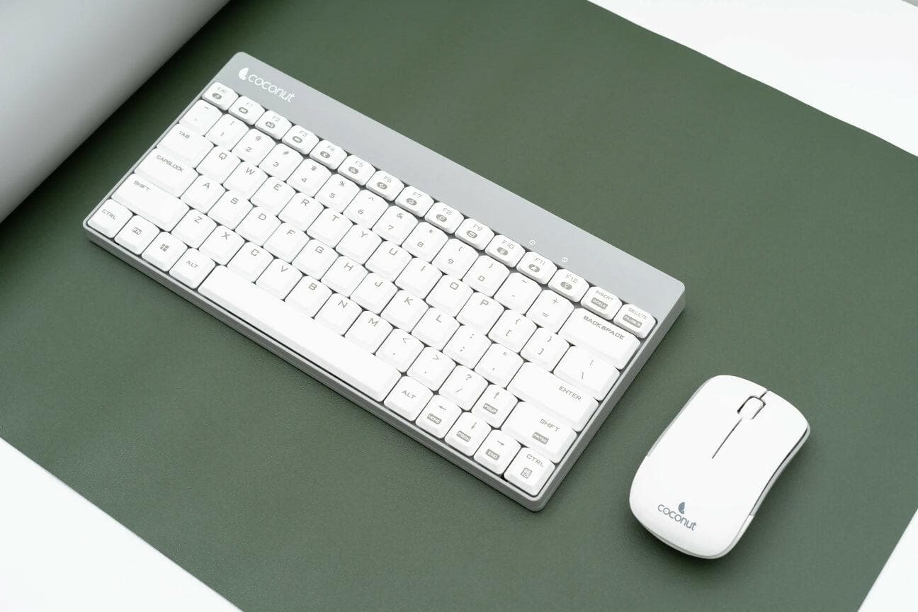 DM01 Reversible Desktop Mat Pad with Removable Magnetic (40X90CM,Green Grey) - HalfPe