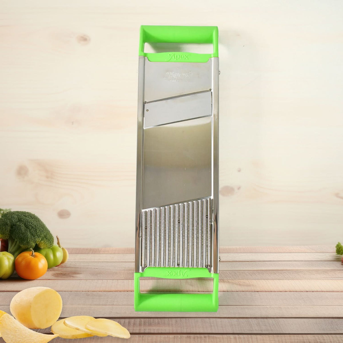 Apex Stainless Steel Vegetable Slicer (2-in-1) HP DD