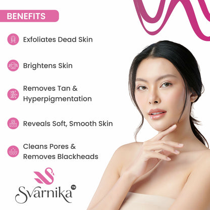 SVARNIKA AHA + BHA Face Peeling Solution Serum for Skin Texture Improvement & Dead Skin Removal (30 ml) Svarnika