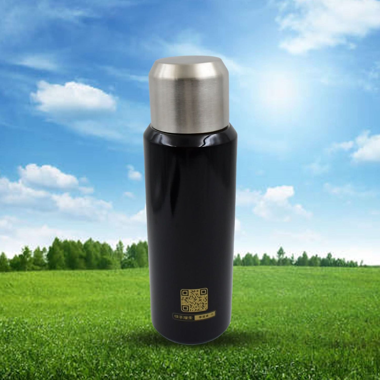 Double Walled Insulated Hot And Cold Water Tea Coffee Thermal Bottles (600 Ml)