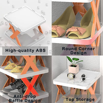 5 Tier Shoes Stand Shoe Tower Rack Suit For Small Spaces