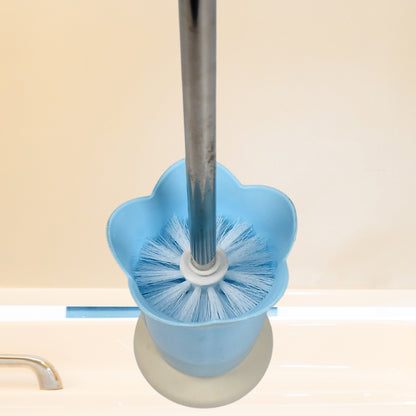 Premium Toilet Plastic Brush With Holder Stand Western And Indian Toilet Bathroom Cleaning