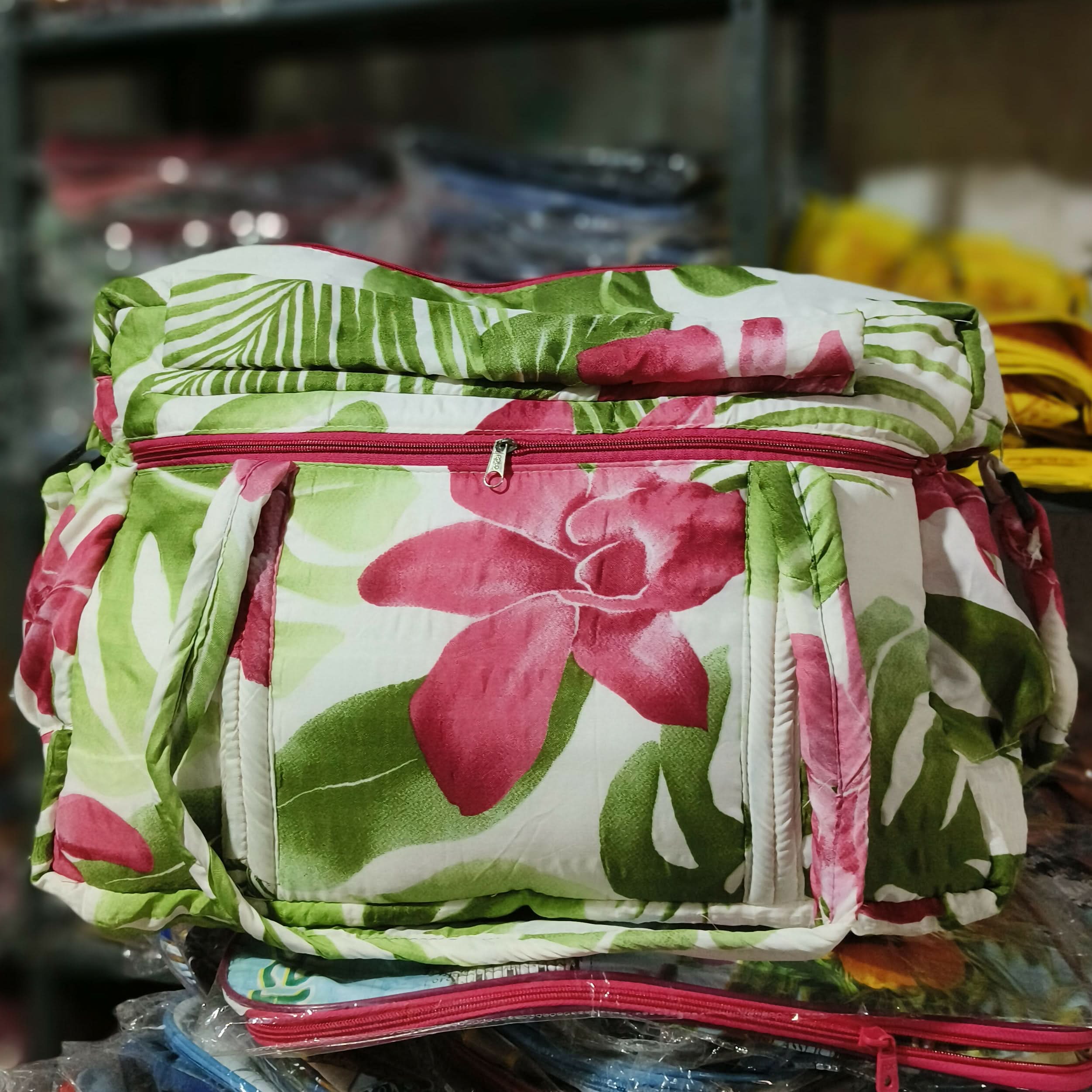 Tropical Bliss Compact Travel Bag Floral Edition (TPT) NATIONALBAGS & BELTS