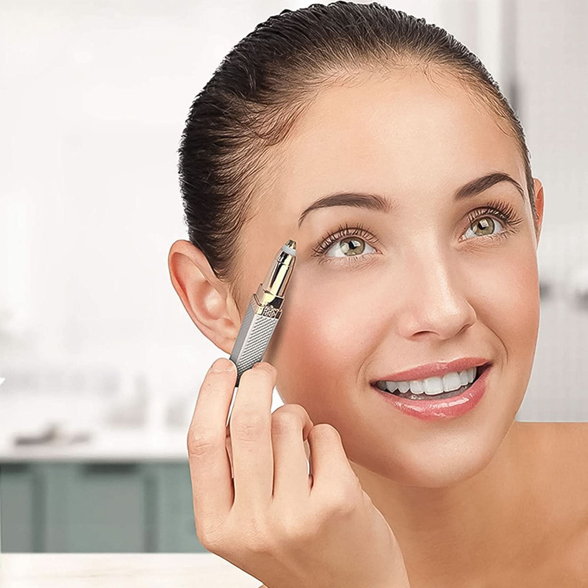 2-in-1 Eyebrow Razor  Painless Hair Shaver (1 Pc) HP DD