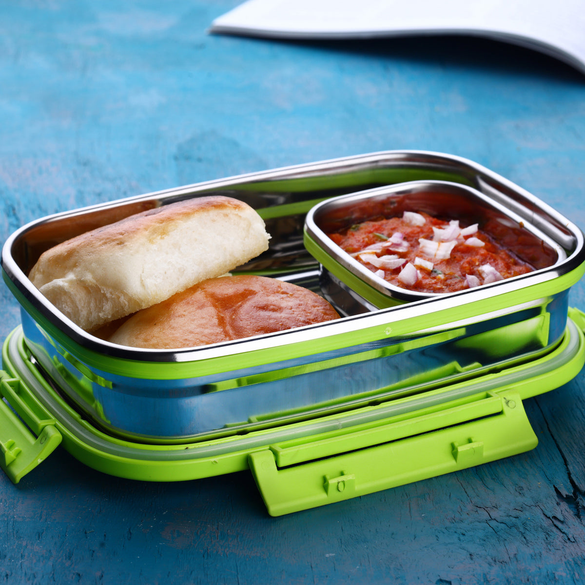 Stainless Steel Lunch Pack For Office  & School Use