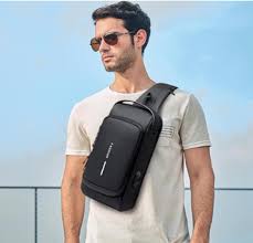 Buddy Cares Unisex Sling Bag, Black, Crossbody Chest Bag for Travel and Daily Use – Black – view 5 – Buddy Cares