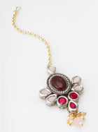 Traditional Kundan Floral Mang Tikka | Aadita Jewelry