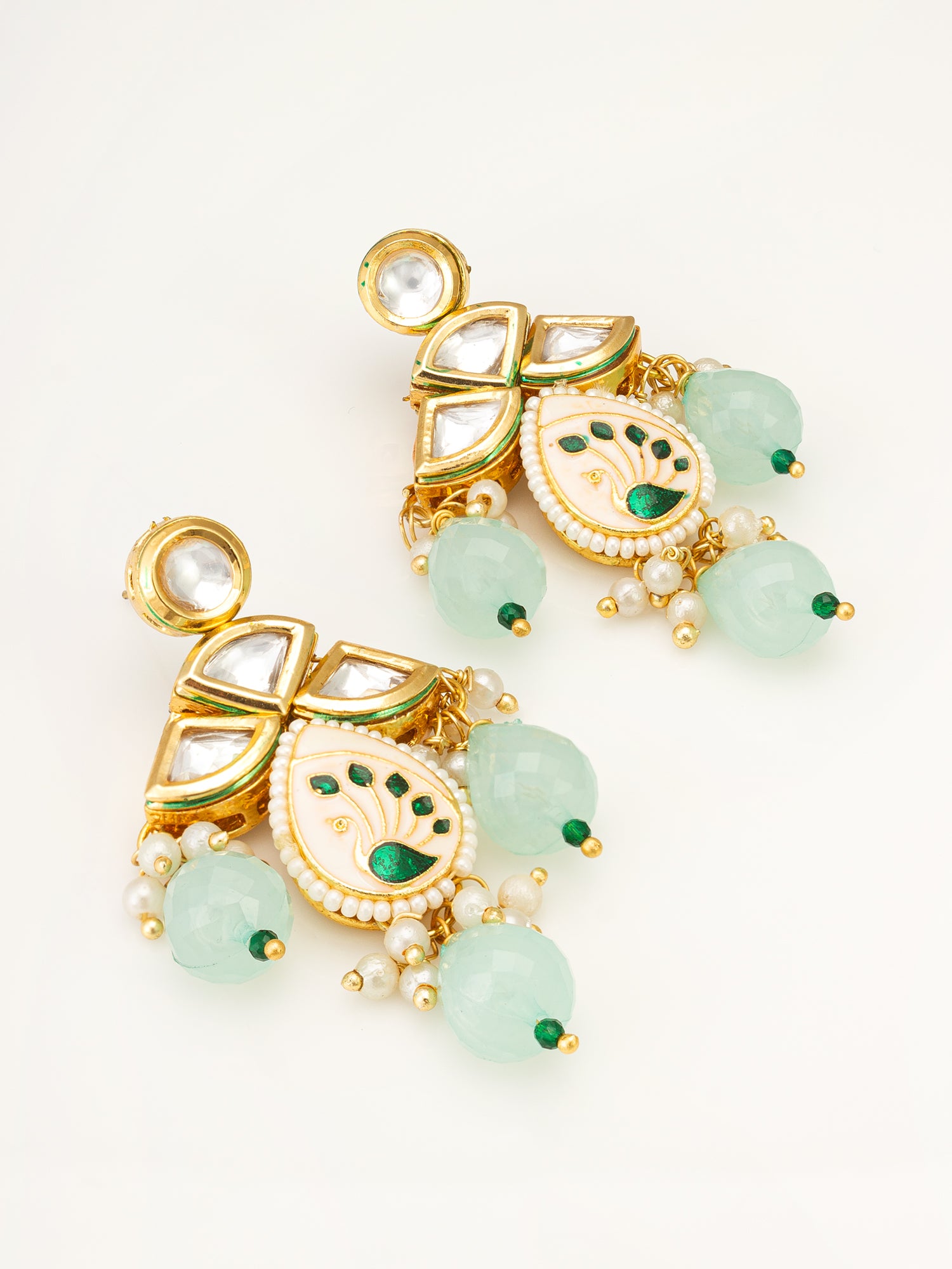 Traditional Kundan Drop Earrings | Aadita Jewelry