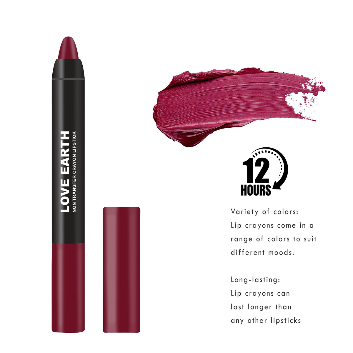 Love Earth Lip Crayon Butterfly Bush LE271 - Image 4